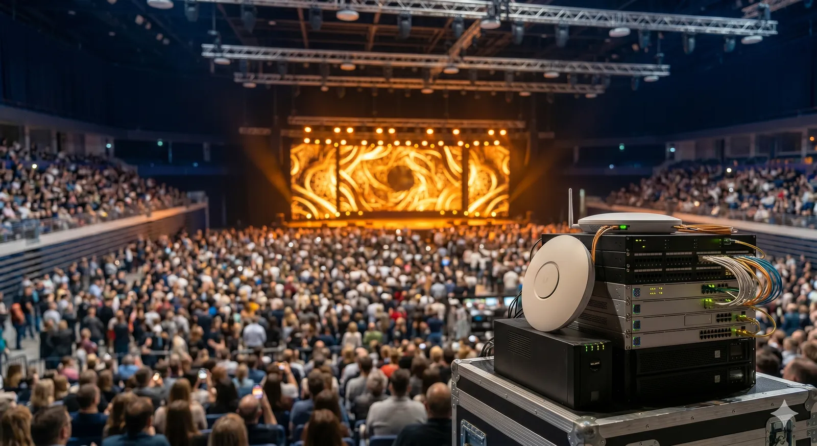 Eid Al Fitr Concert, event IT infrastructure by IP Care