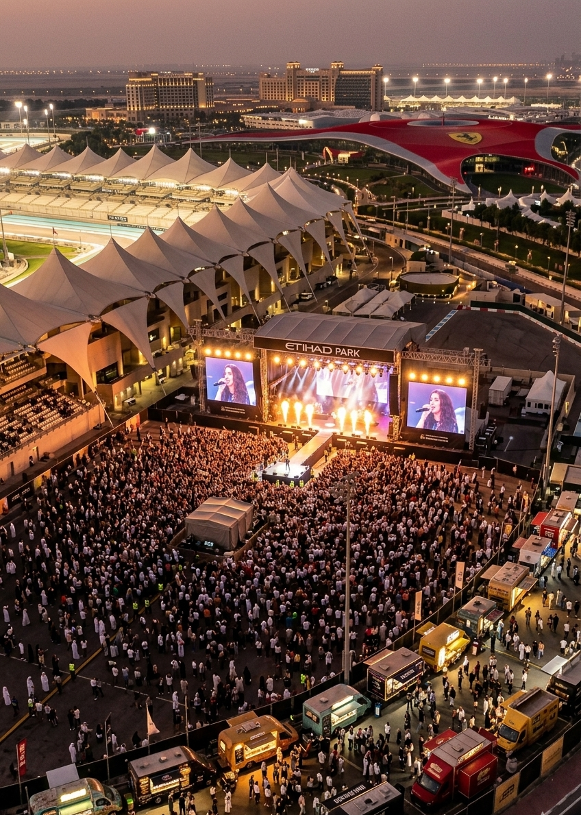 Ya Salam After Race Concert — event IT infrastructure by IP Care