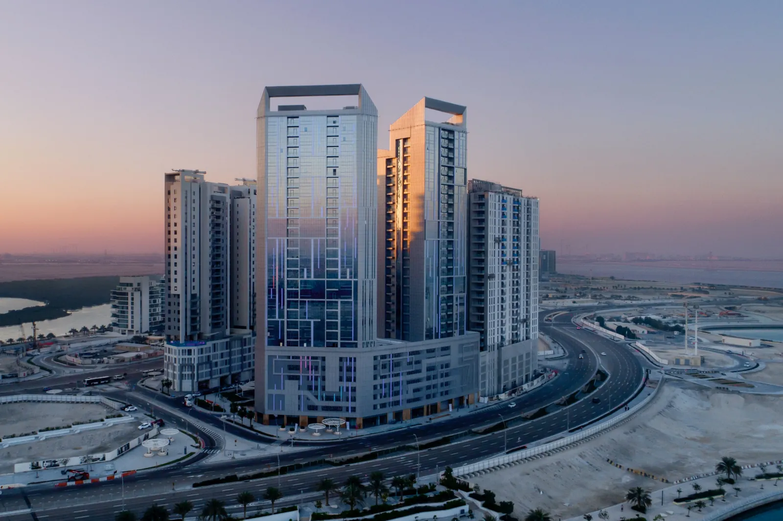 Al Jeel Tower, Abu Dhabi — the residential and retail development IP Care delivered ELV and ICT systems for