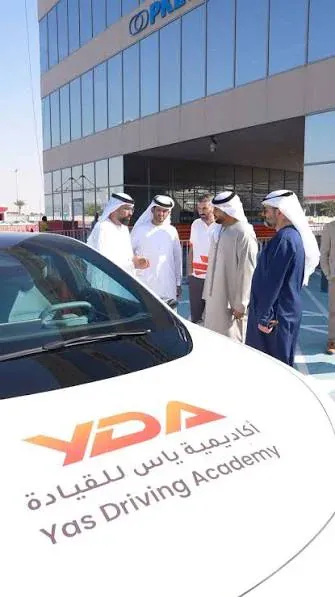 IP Care delivery at Yas Driving Academy, Abu Dhabi — YDA facility and branded vehicle