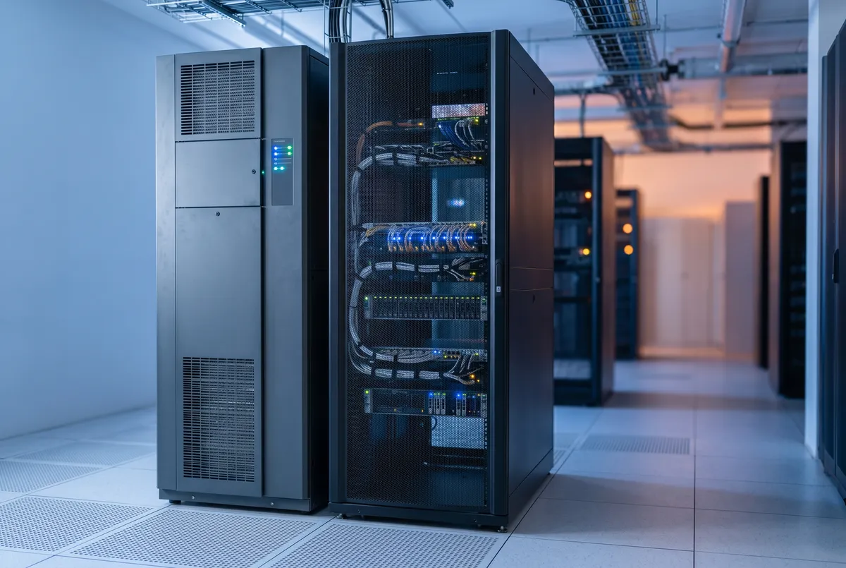 Data centre management scope, colocation, racks, power, cooling, cabling and 24/7 monitoring by IP Care UAE
