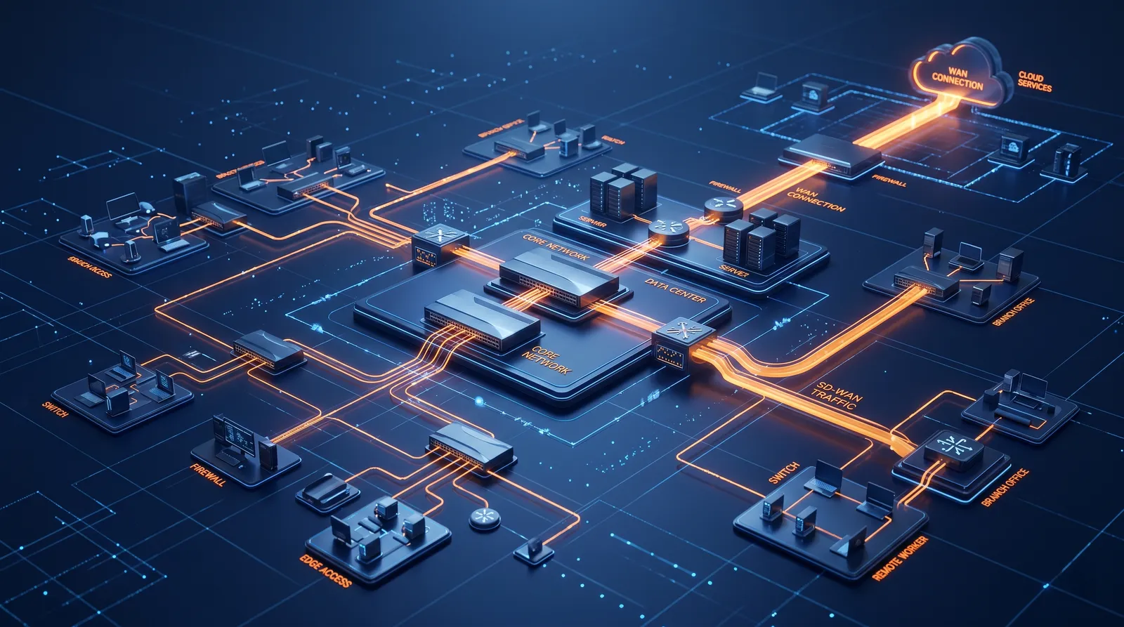 Enterprise LAN, WAN, SD-WAN and WiFi network management across the UAE